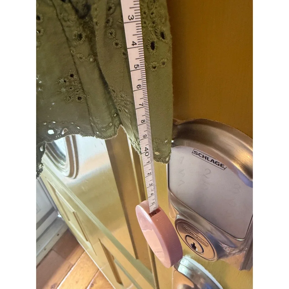 Slate and Willow tiered Eyelet Dress Color Block Sleeveless Casual Summer Dress - Picture 5 of 5